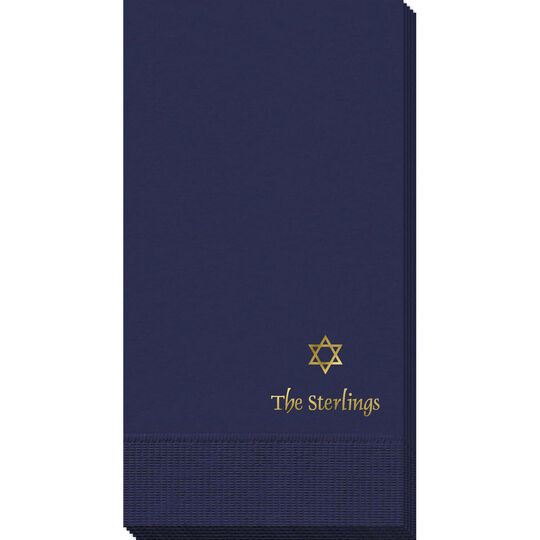 Little Star of David Guest Towels